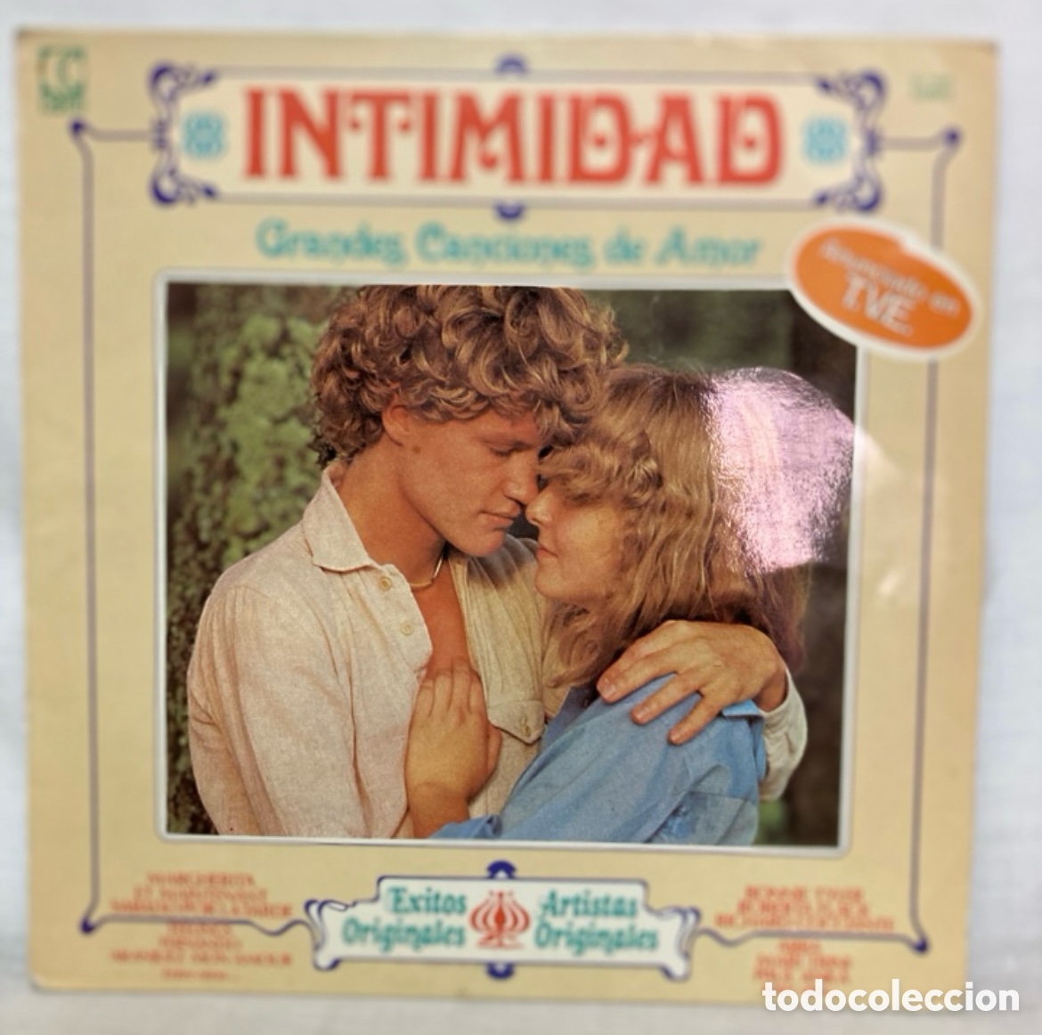 Discos de vinilo: LP INTIMIDAD CANCIONES DE AMOR - Foto 1