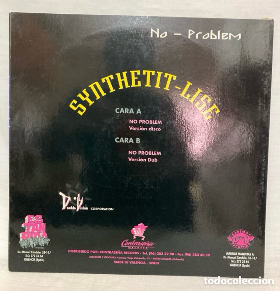 Discos de vinilo: VINILO SYNTHETIT - LISE , No - Problem , - Foto 2