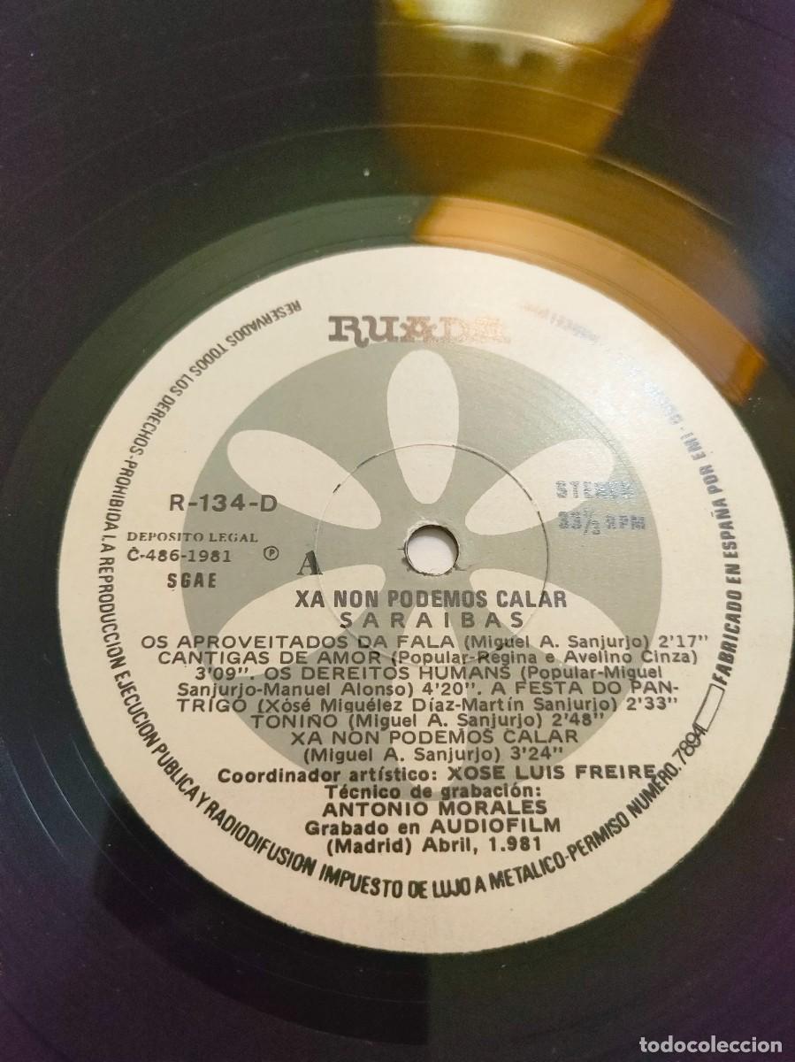 Discos de vinilo: SARAIBAS. XA NON PODEMOS CALAR - Foto 1