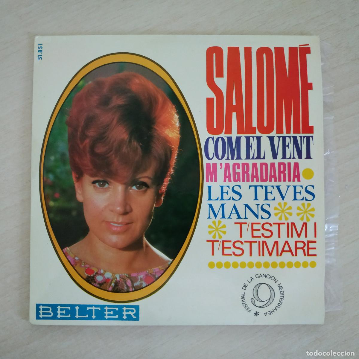 Discos de vinilo: SALOME - Com el vent - EP 1967 Belter COMO NUEVO - Foto 1