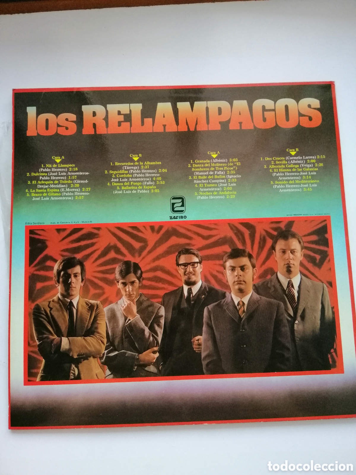 Discos de vinilo: los relampagos 20 exitos 2 vinilos - Foto 2