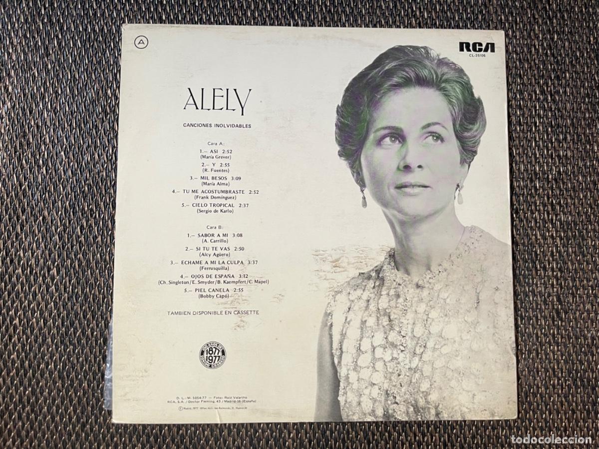 Discos de vinilo: Alely - Canciones Inolvidables - Foto 2