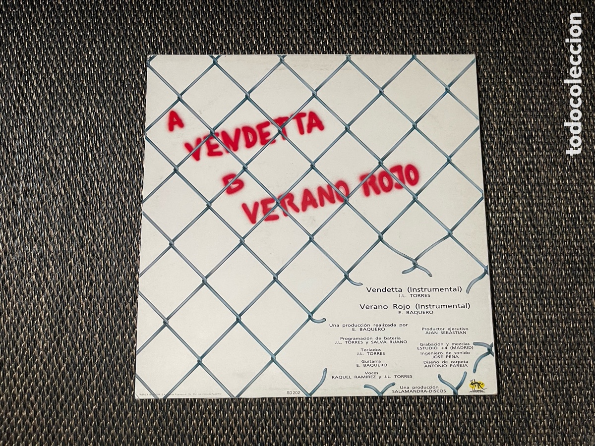Discos de vinilo: Vendetta - Vendetta/Verano Rojo - Foto 2