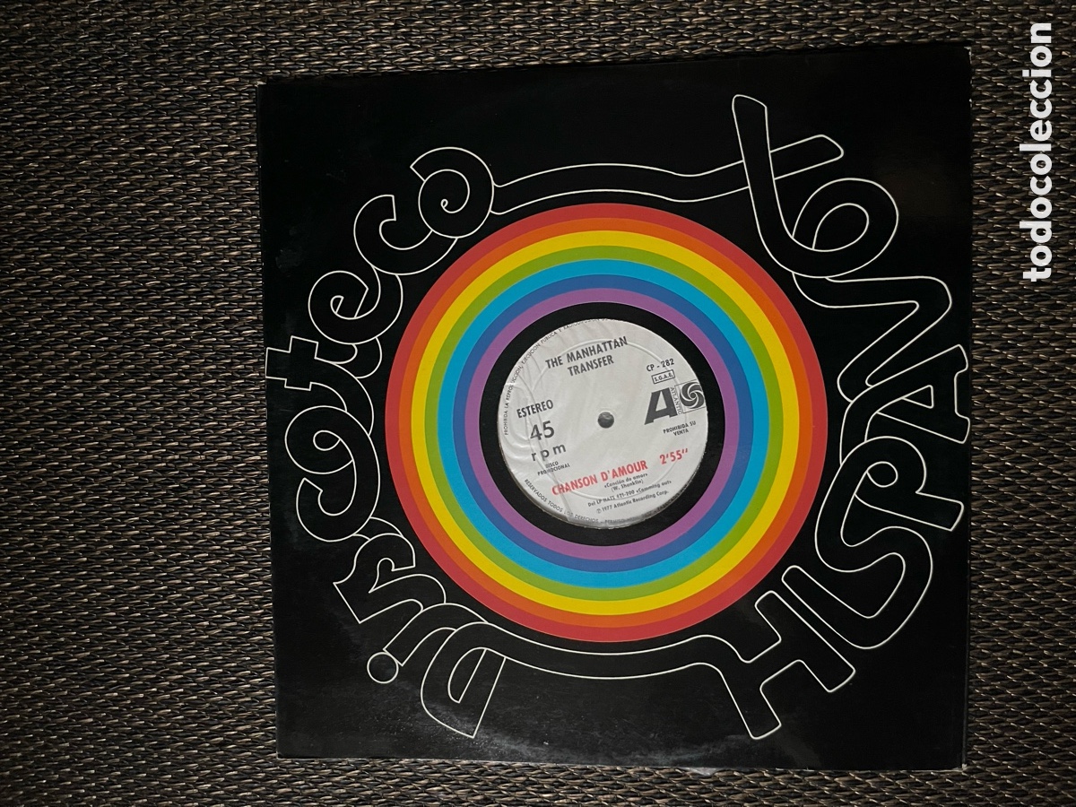 Discos de vinilo: The Manhattan Transfer Cuentame/Chanson d amour - Foto 2