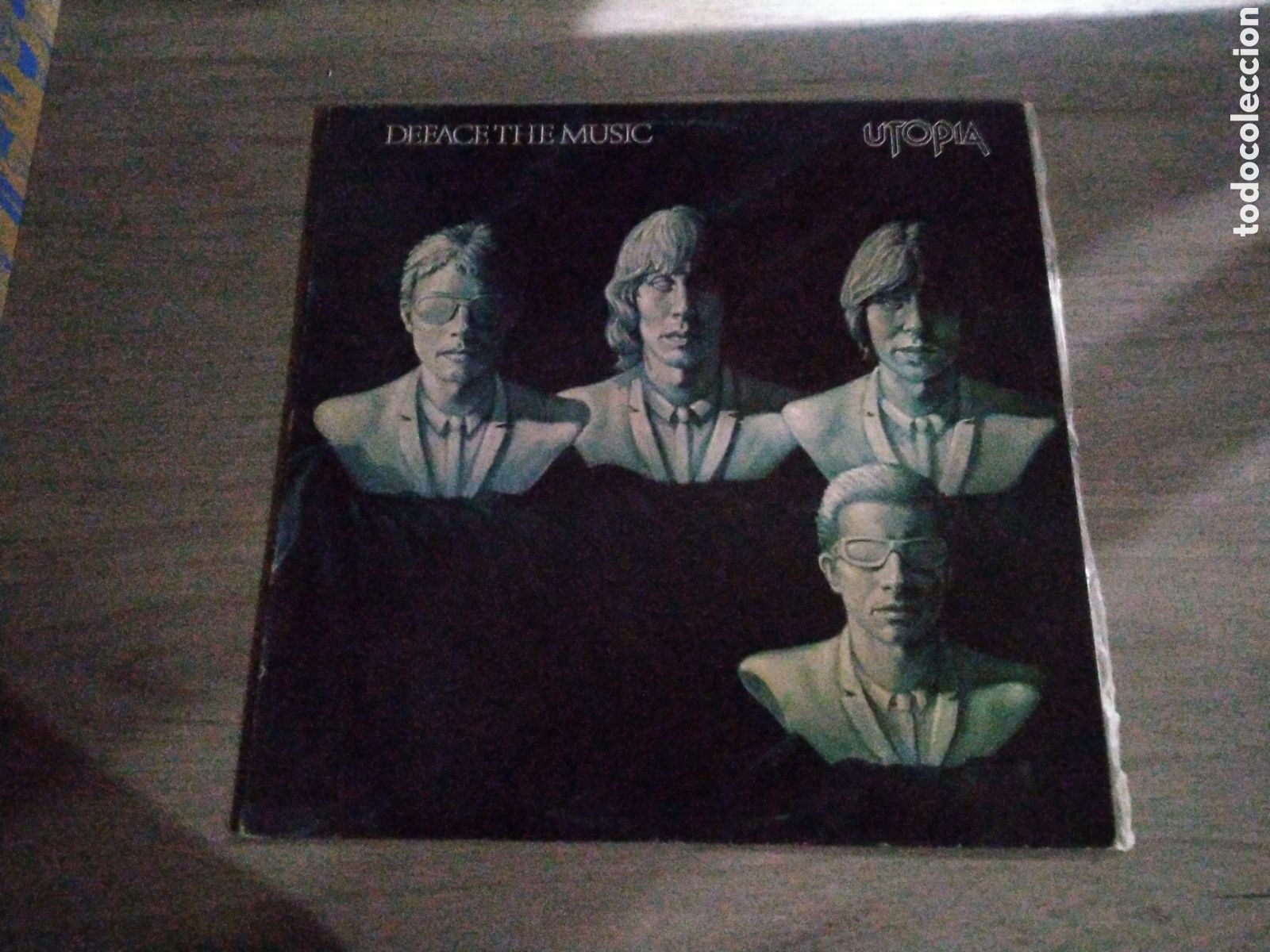 Discos de vinilo: LP- Deface the music- Utop&iacute;a 4 - Foto 1
