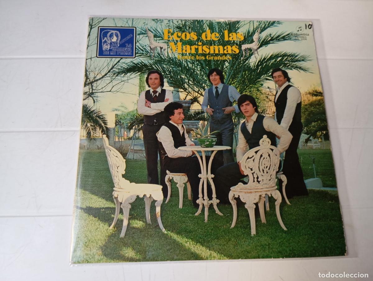 Discos de vinilo: LP ECOS DE LAS MARISMAS - ENTRE LOS GRANDES - Foto 1