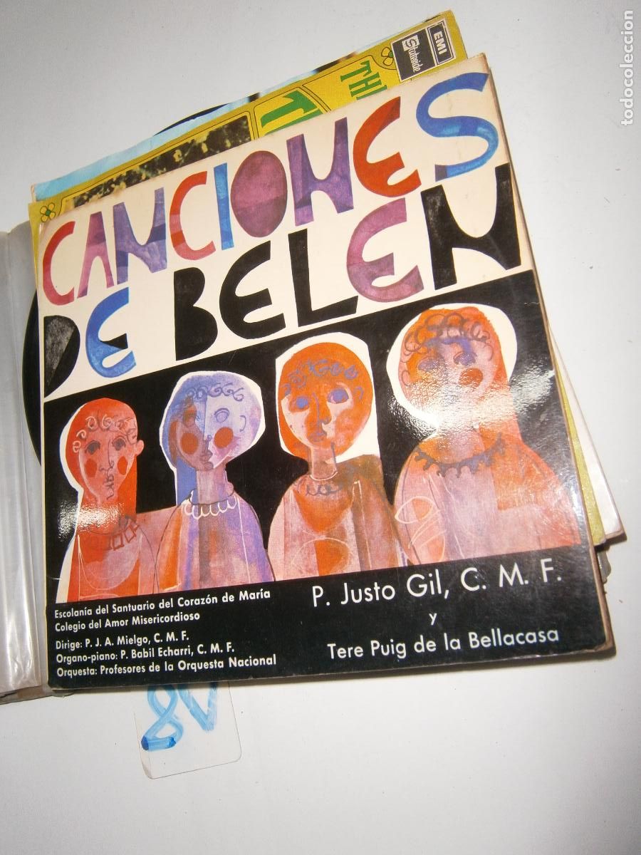 Discos de vinilo: ANTIGUO SINGLES - CANCIONES DE BELEN - Foto 1