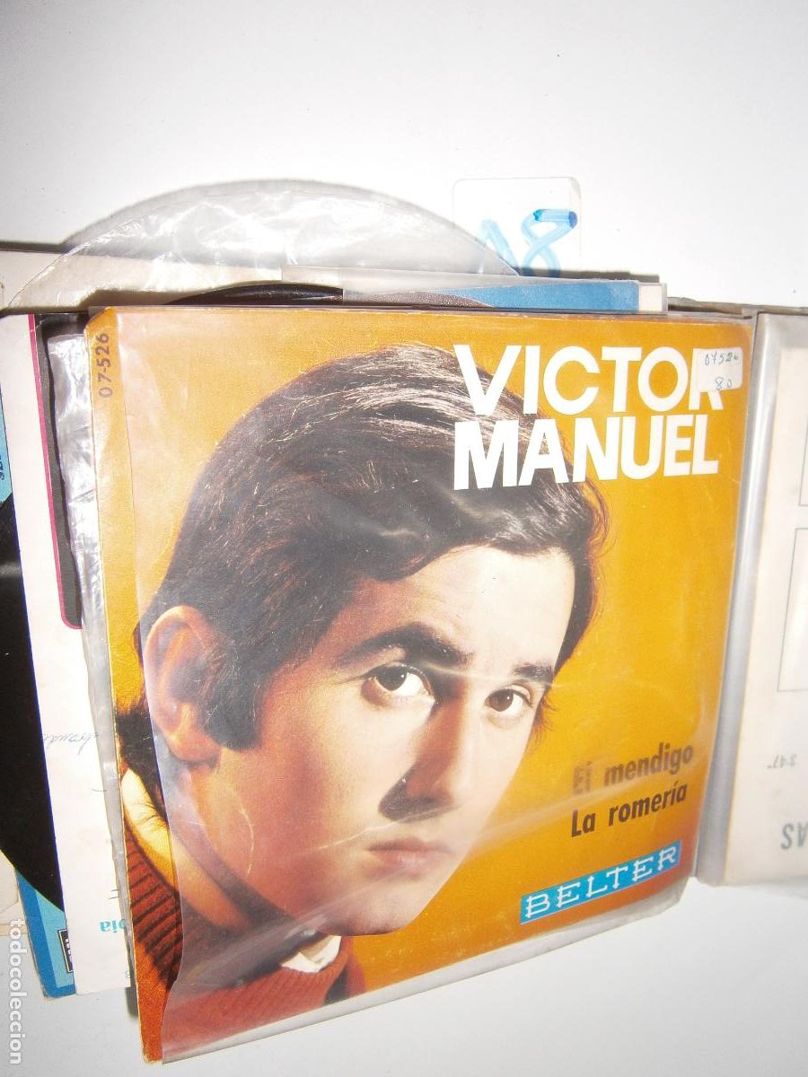 Discos de vinilo: ANTIGUO SINGLES - VICTOR MANUEL - Foto 1