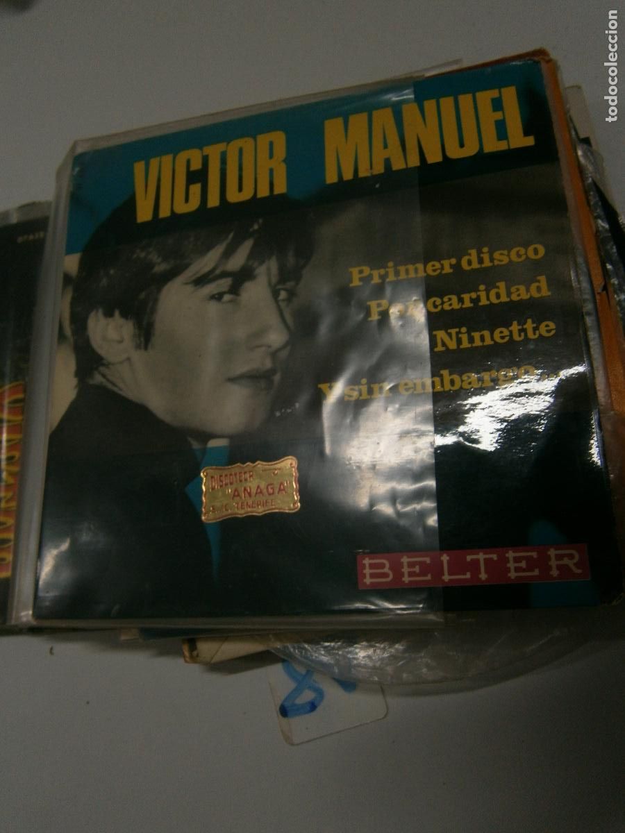 Discos de vinilo: ANTIGUO SINGLES - VICTOR MANUEL - Foto 1