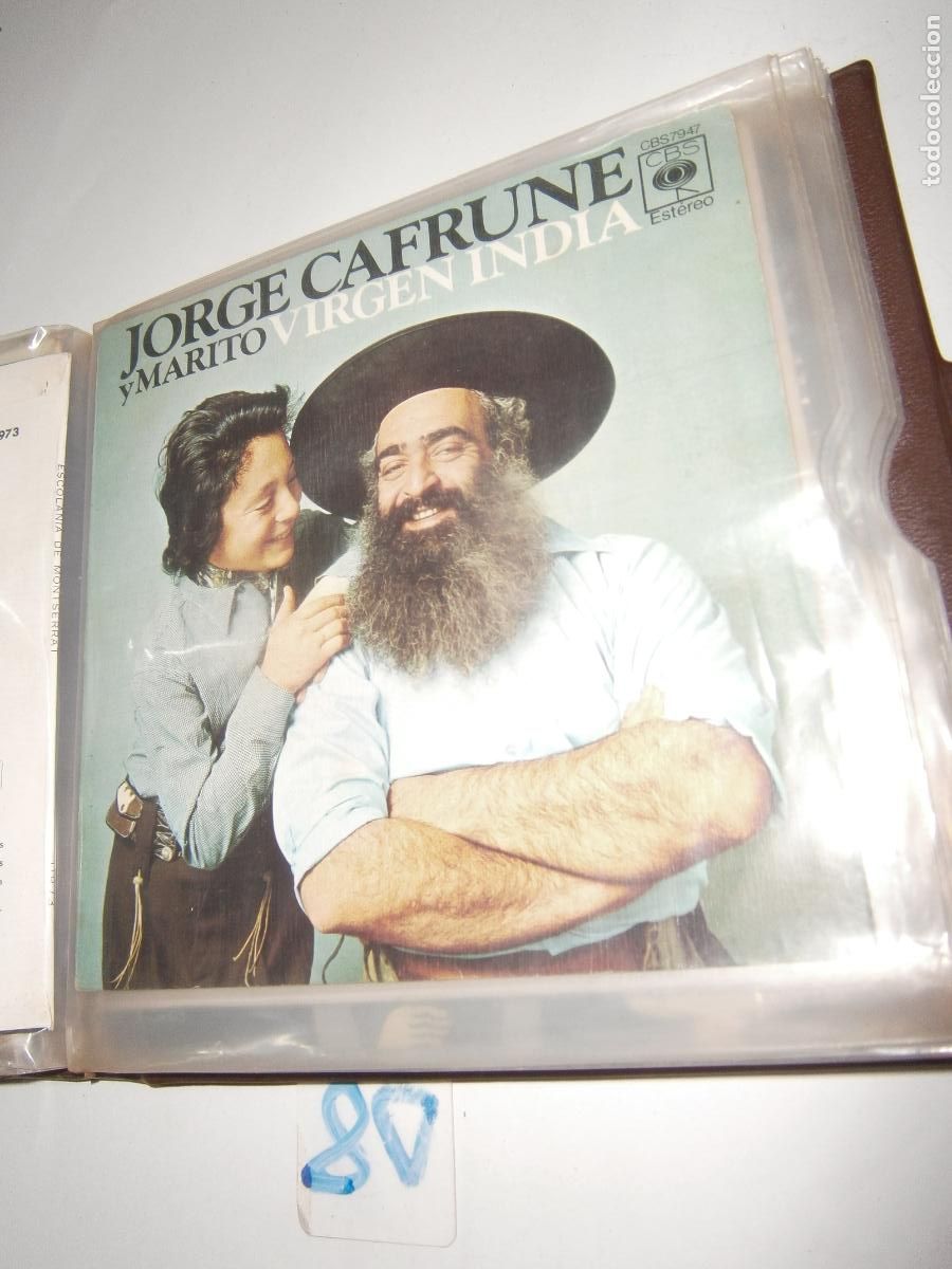 Discos de vinilo: ANTIGUO SINGLES - JORGE CAFRUNE Y MARITO - Foto 1