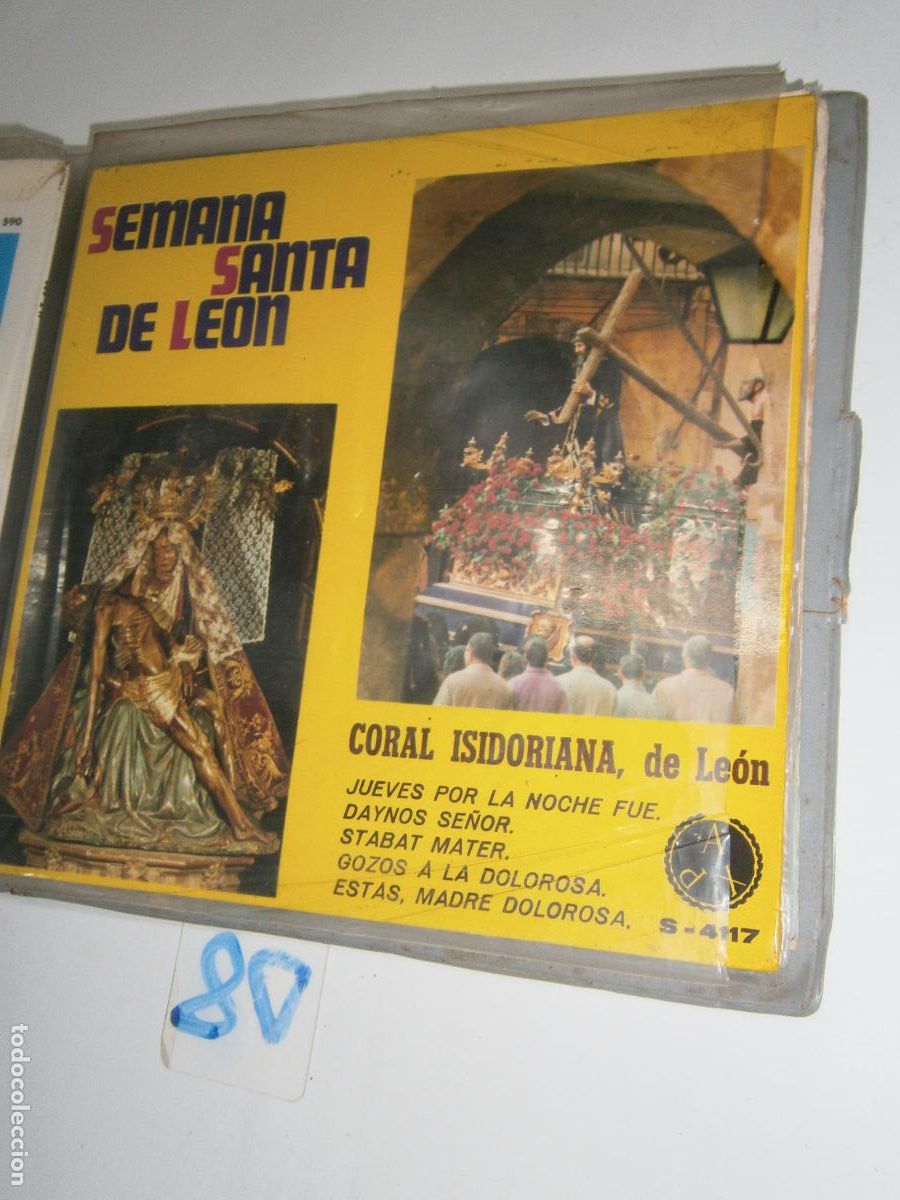Discos de vinilo: ANTIGUO SINGLES - SEMANA SANTA DE LEON - Foto 1