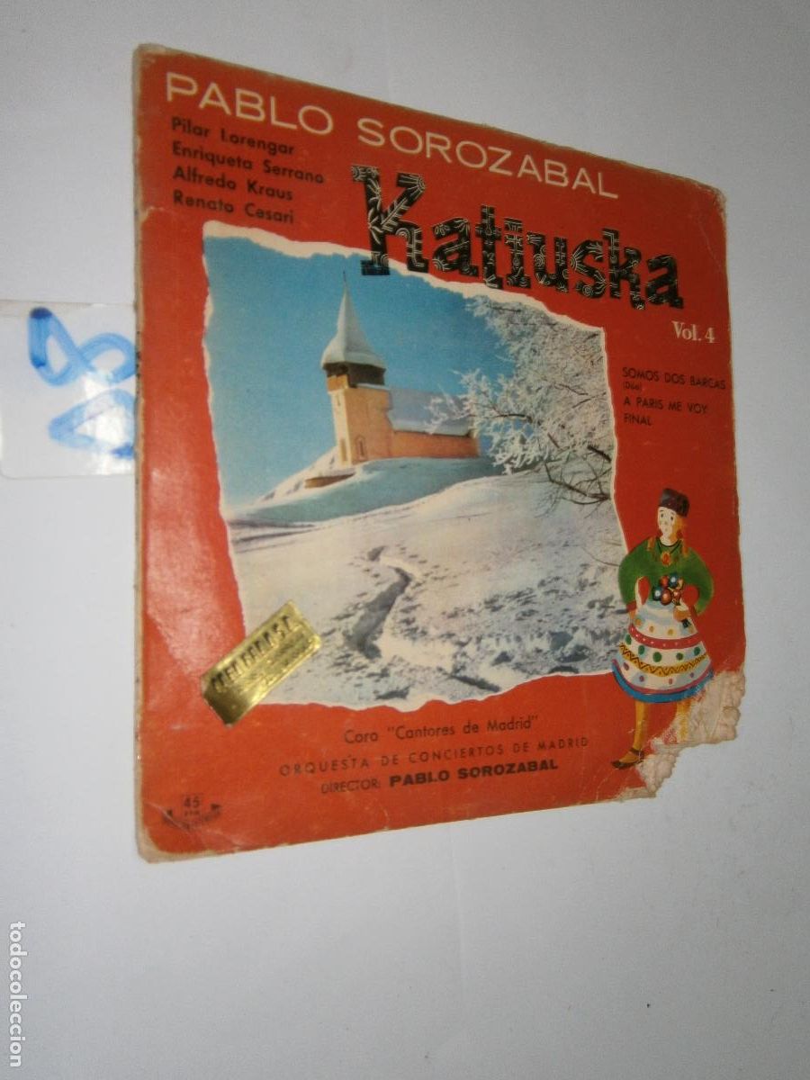 Discos de vinilo: ANTIGUO SINGLES - PABLO SOROZABAL - Foto 1