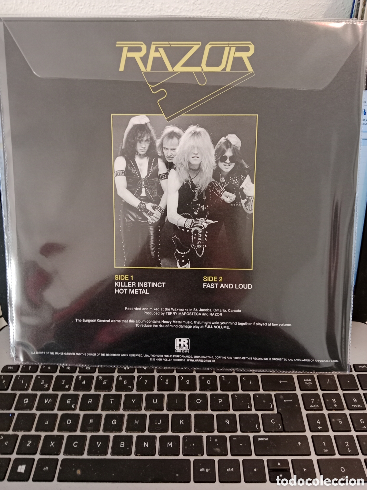 Discos de vinilo: Razor - Fast and Loud (shaped picture disc) - Foto 2