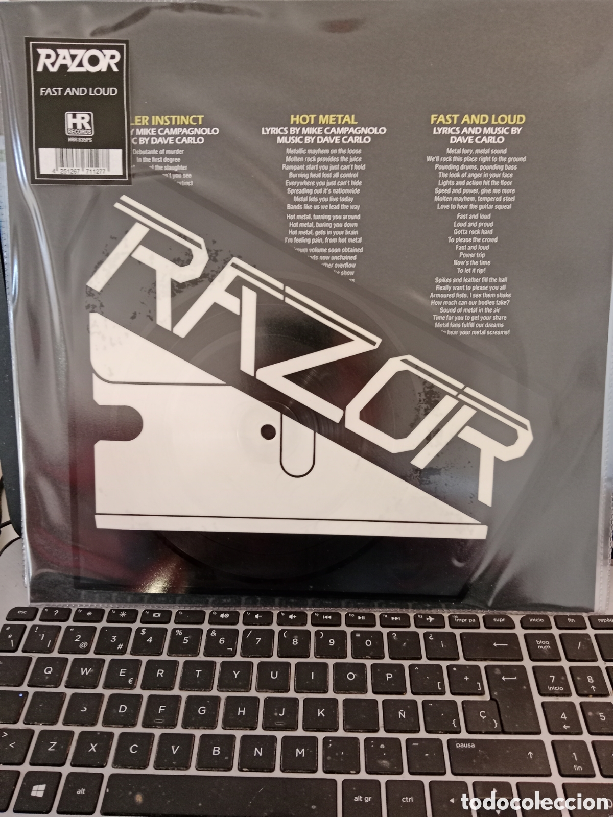 Discos de vinilo: Razor - Fast and Loud (shaped picture disc) - Foto 1