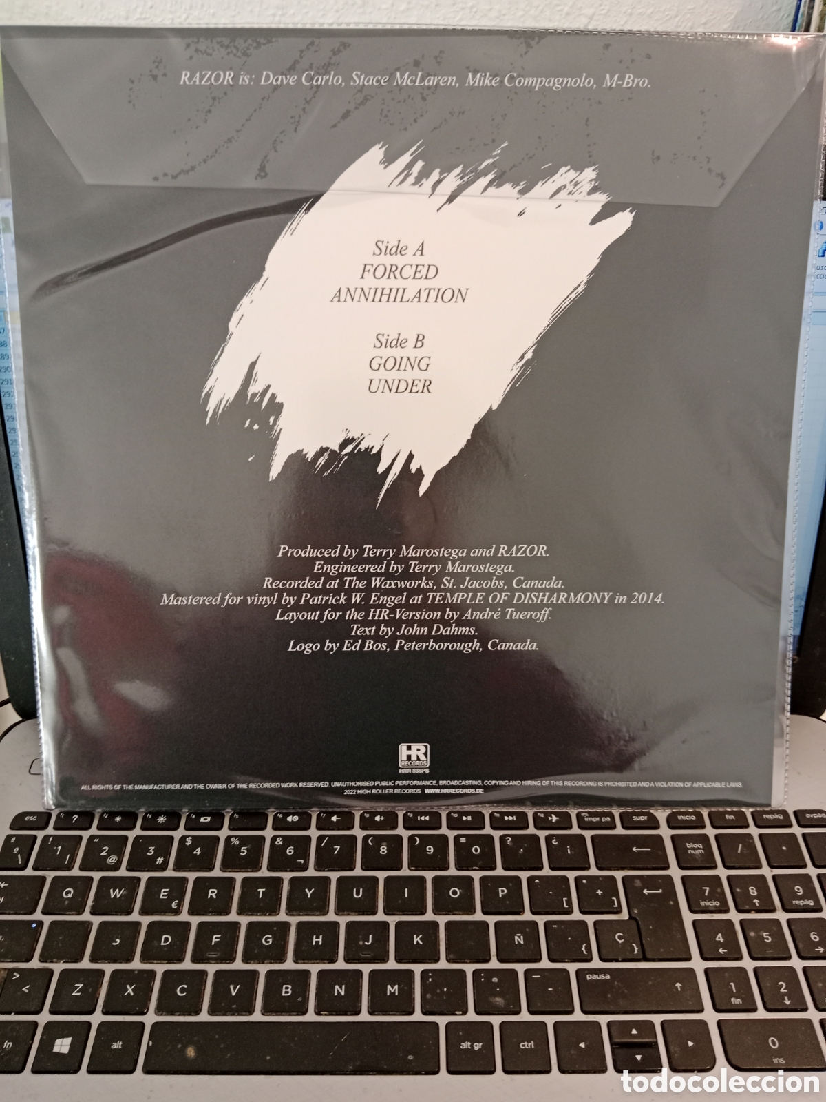 Discos de vinilo: Razor - Forced annihilation (shaped picture disc) - Foto 2