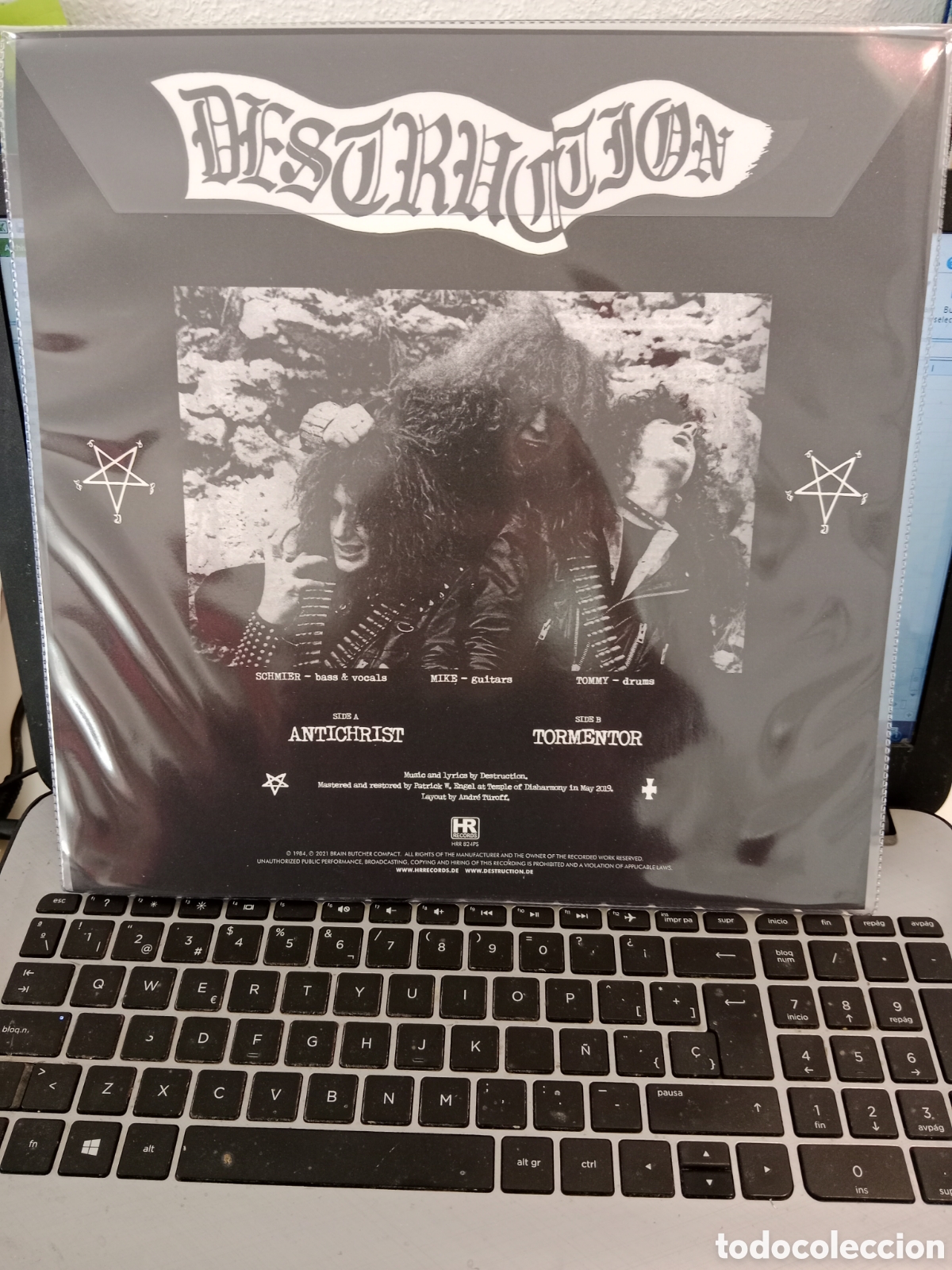 Discos de vinilo: Destruction - Antichrist (Shaped picture disc) - Foto 2