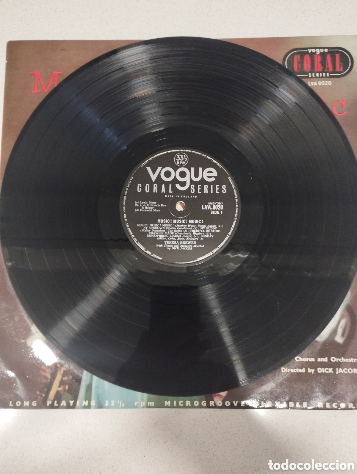 Discos de vinilo: Music Music Teresa Brewer - Foto 4
