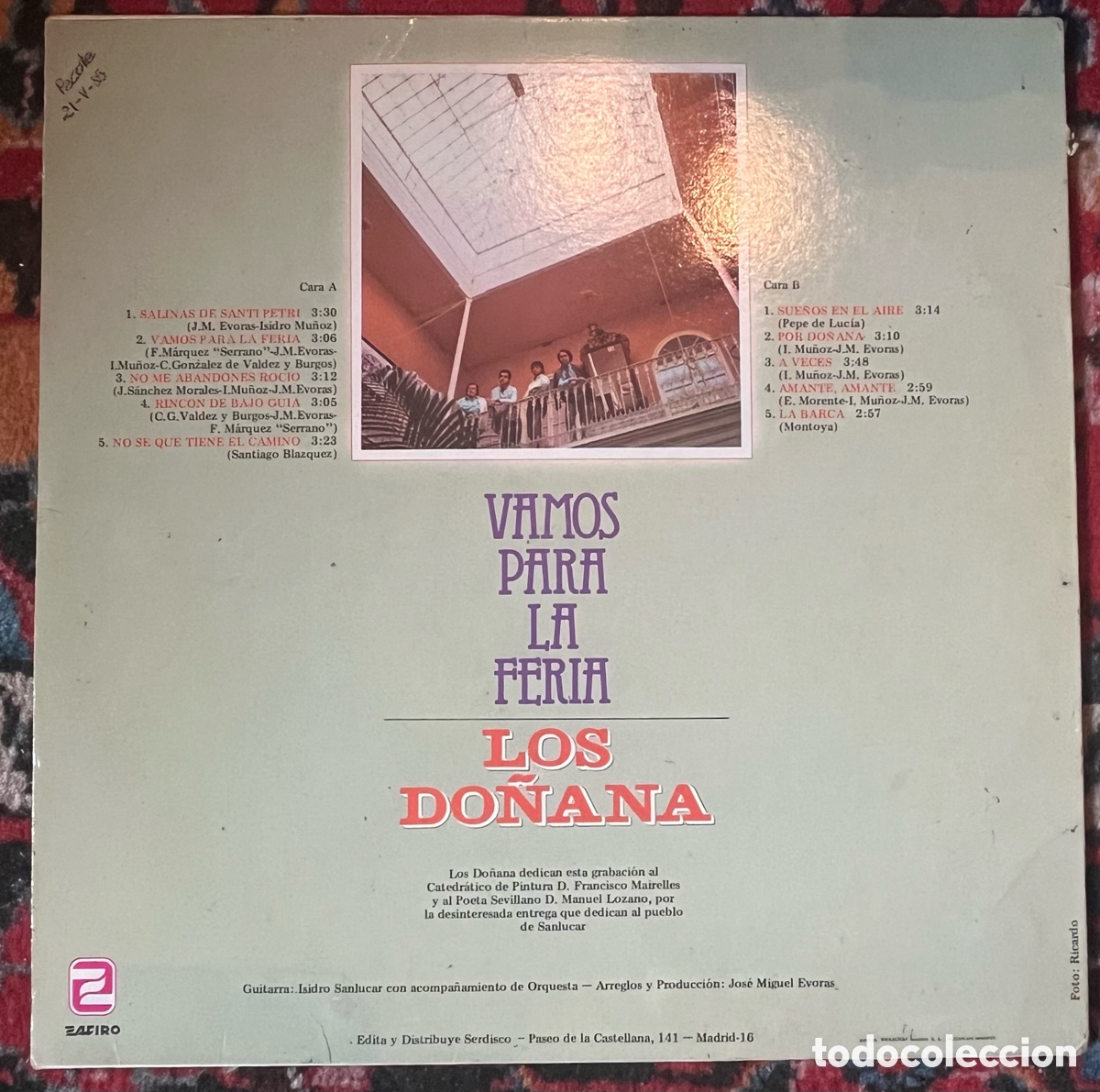 Discos de vinilo: LOS DO&Ntilde;ANA , VAMOS PARA LA FERIA LP - Foto 2