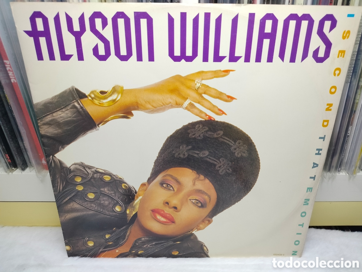 Discos de vinilo: Alyson Williams - I Second that emotion - Foto 1