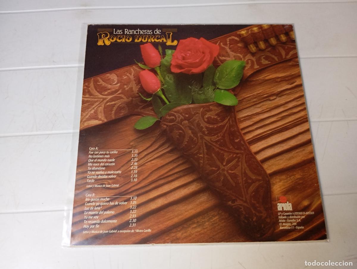Discos de vinilo: LP ROCIO DURCAL - LAS RANCHERAS DE... - Foto 2