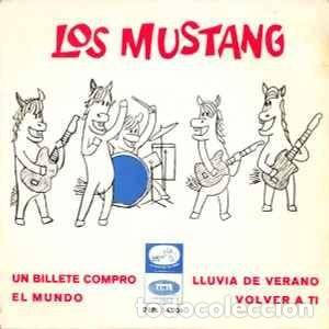 Discos de vinilo: Los Mustang - Un Billete Compr&oacute; (7&rdquo;, EP) - Foto 1