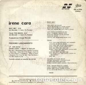 Discos de vinilo: Irene Cara &lrm;&ndash; Why Me? - Foto 2