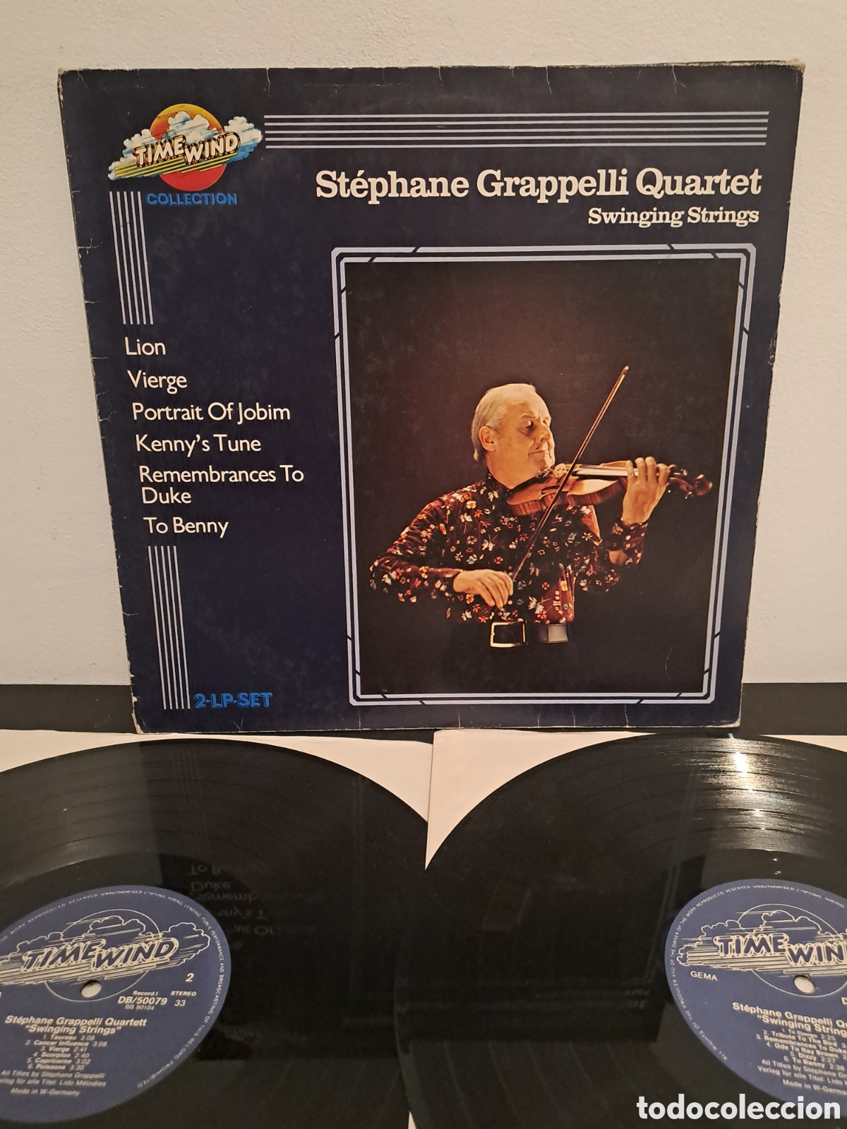 Discos de vinilo: St&eacute;phane Grappelli Quartet*&nbsp;&lrm;&ndash;&nbsp;Swinging Strings : Time Wind&nbsp;&lrm;&ndash; DB / 500 79 Serie: Time Wind. LX.2 - Foto 1