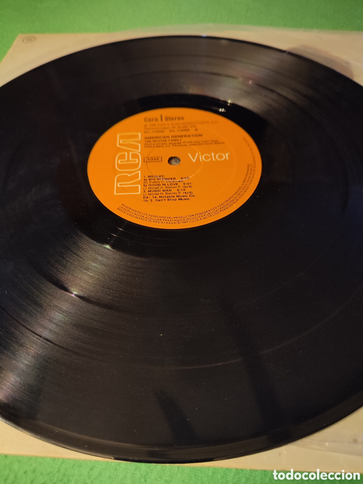 Discos de vinilo: The Ritchie Family - American generation - Foto 3