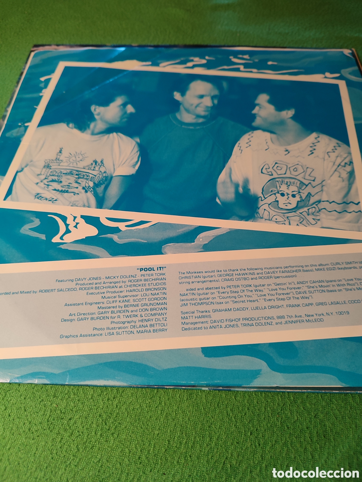 Discos de vinilo: The Monkees - Pool It Vinilo Lp 1987 - Foto 2