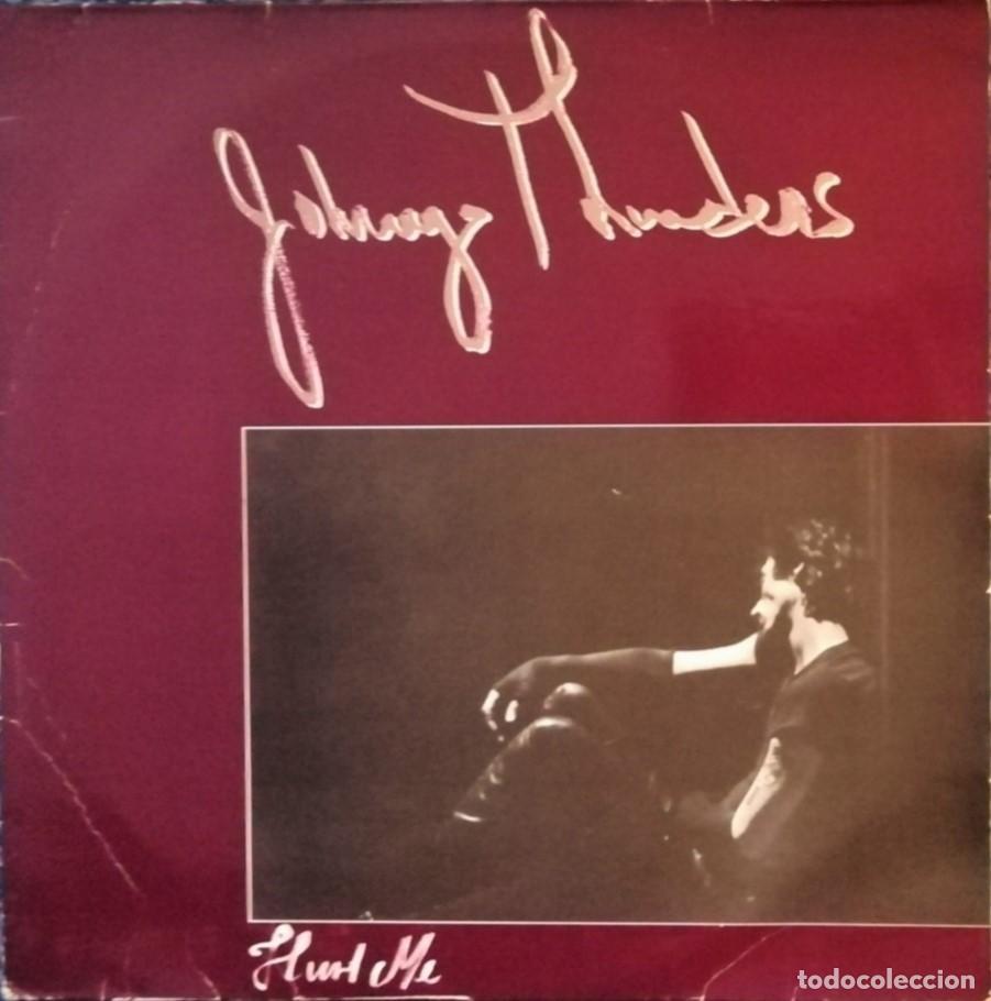 Discos de vinilo: LP JOHNNY THUNDERS. HURT ME. Insert original. Ed. Spain 1986 - Foto 1