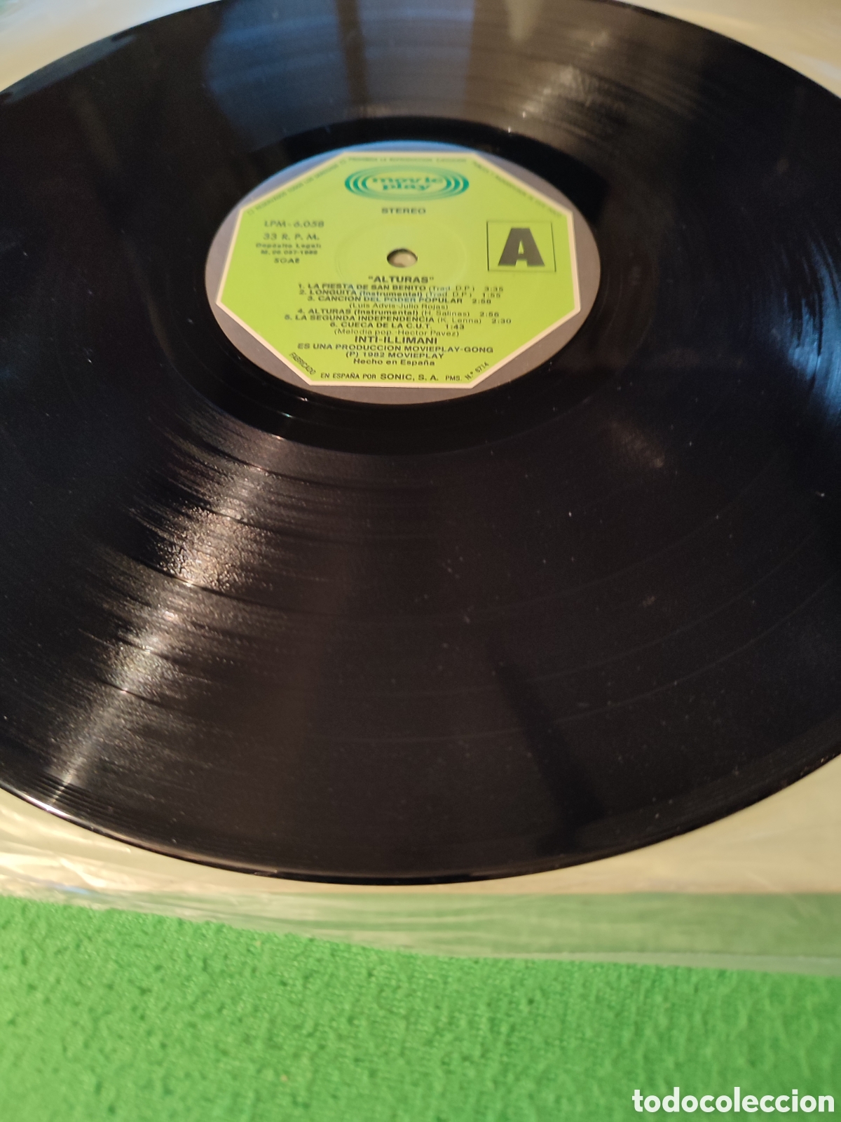Discos de vinilo: Inti- Illimani - Alturas Vinilo Lp 1982 - Foto 3