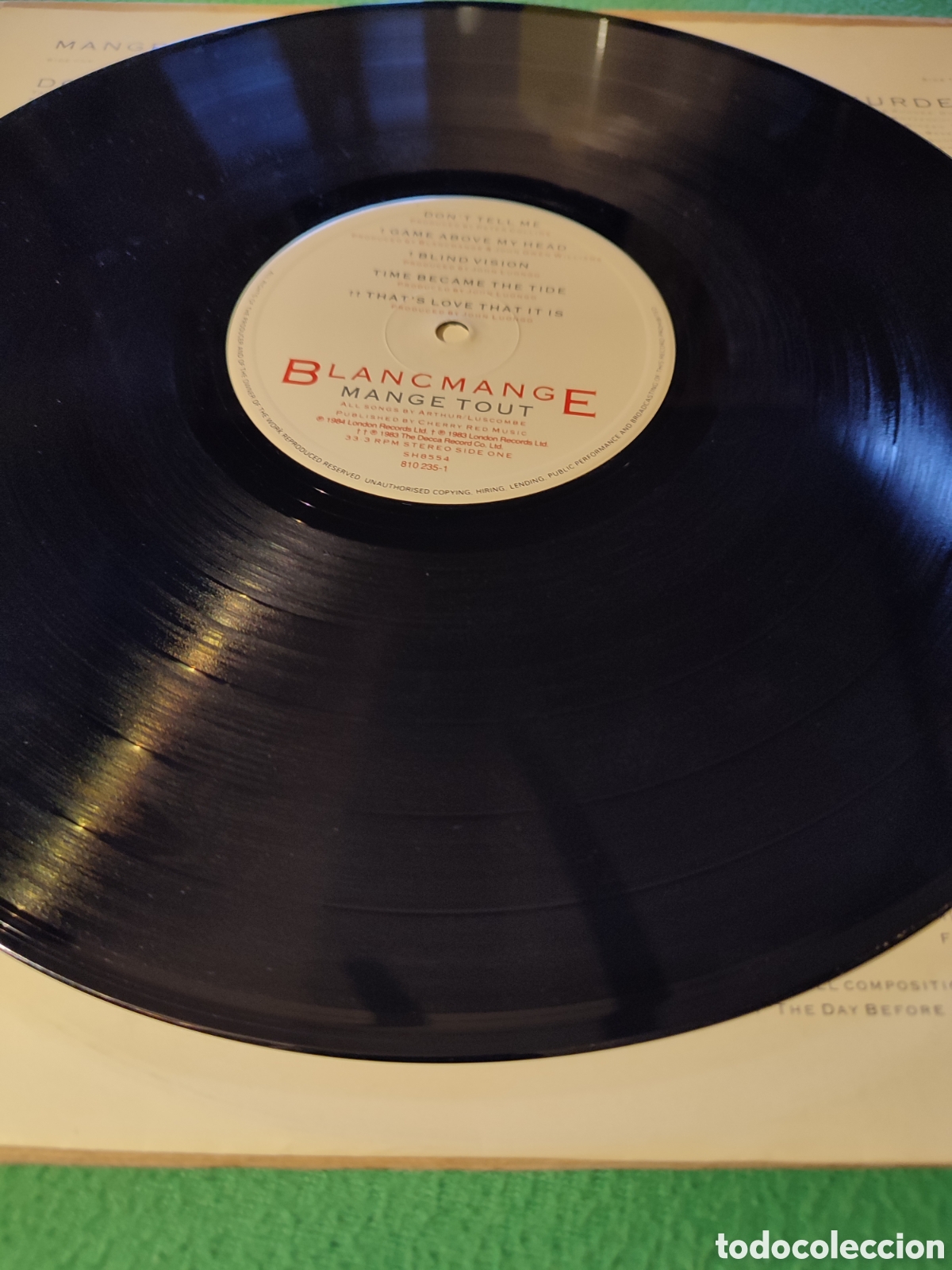 Discos de vinilo: Blancmange - Mange tout vinilo Lp - Foto 3