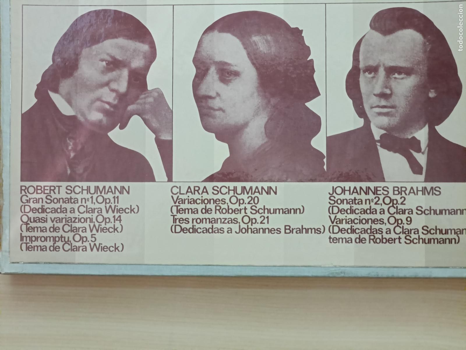 Discos de vinilo: Schumann. Jean Martin, piano. 3 Lps. - Foto 6