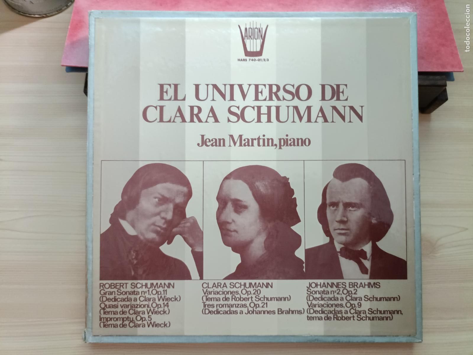 Discos de vinilo: Schumann. Jean Martin, piano. 3 Lps. - Foto 7