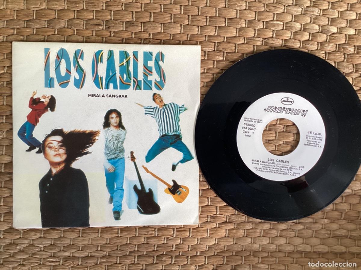 Discos de vinilo: S4 Single Los cables - M&iacute;rala sangrar - A&ntilde;o 1992 - Foto 1
