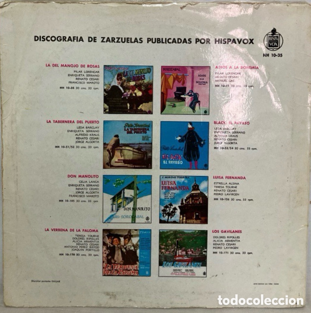 Discos de vinilo: LP KATIUSKA con Pablo Solozabal , - Foto 2