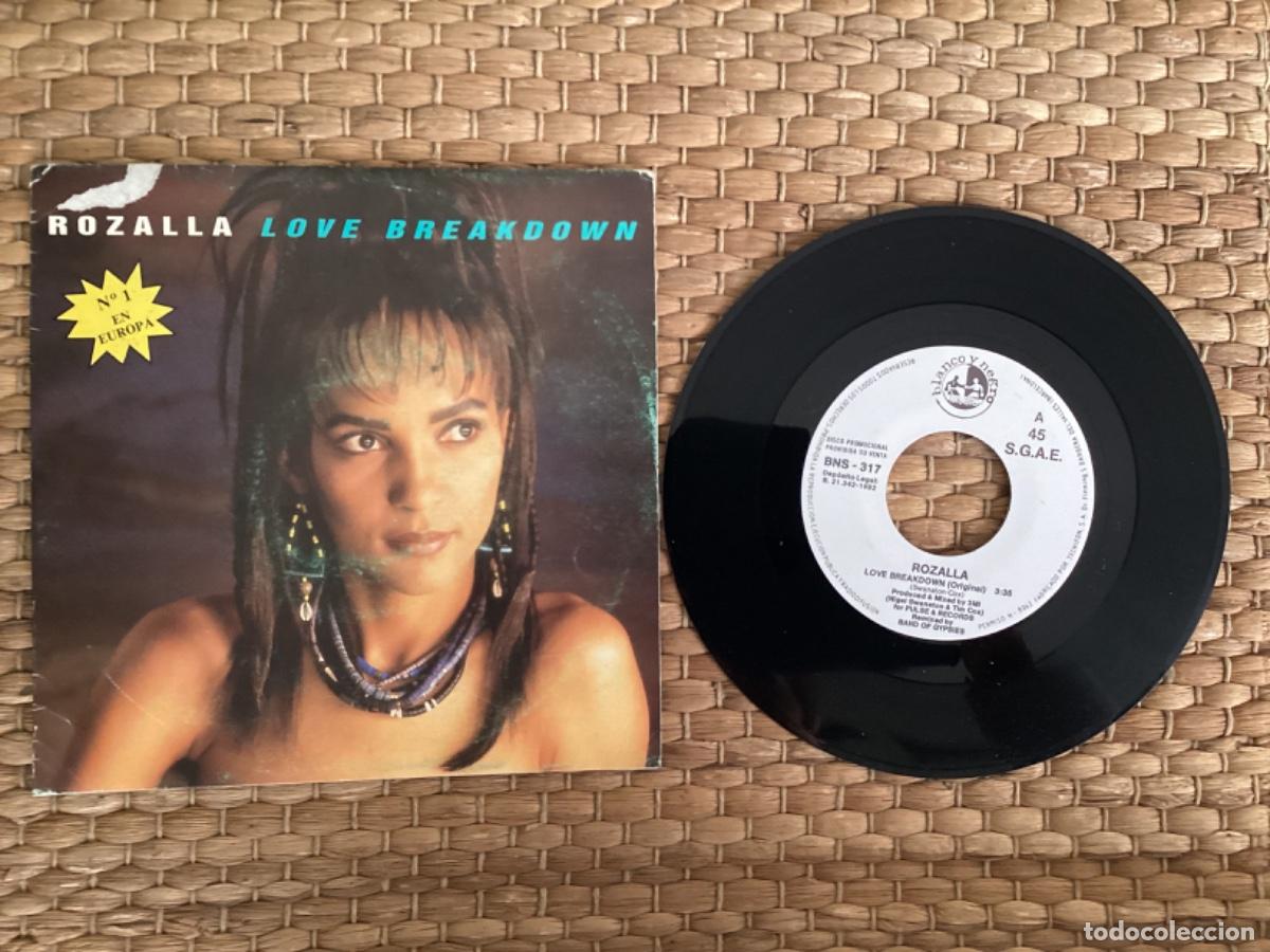 Discos de vinilo: S23 Single Rozalla - Love breakdown - A&ntilde;o 1992 - Foto 1