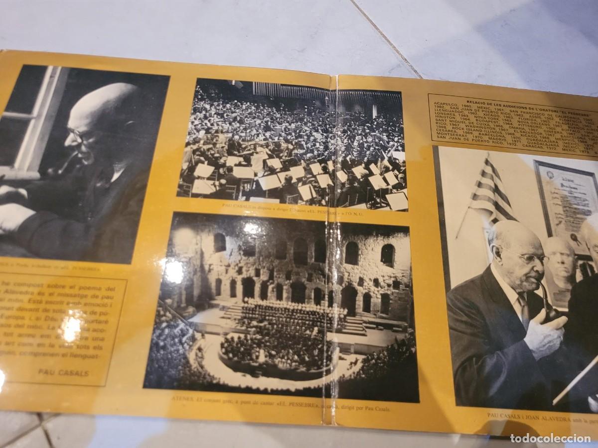 Discos de vinilo: PAU CASALS EL PESEBRE DISCO DOBLE - Foto 2
