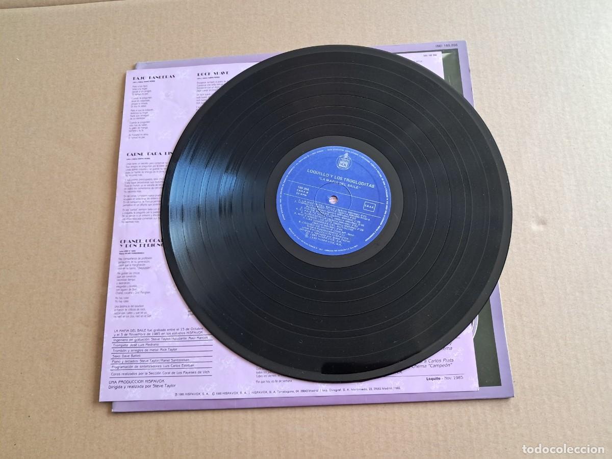 Discos de vinilo: LOQUILLO - LA MAFIA DEL BAILE LP 1985 - Foto 3