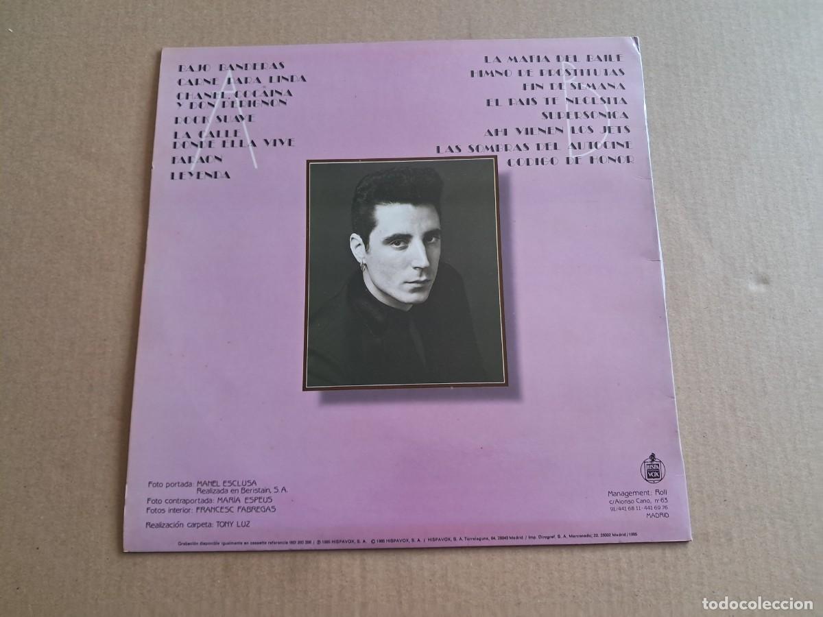 Discos de vinilo: LOQUILLO - LA MAFIA DEL BAILE LP 1985 - Foto 5