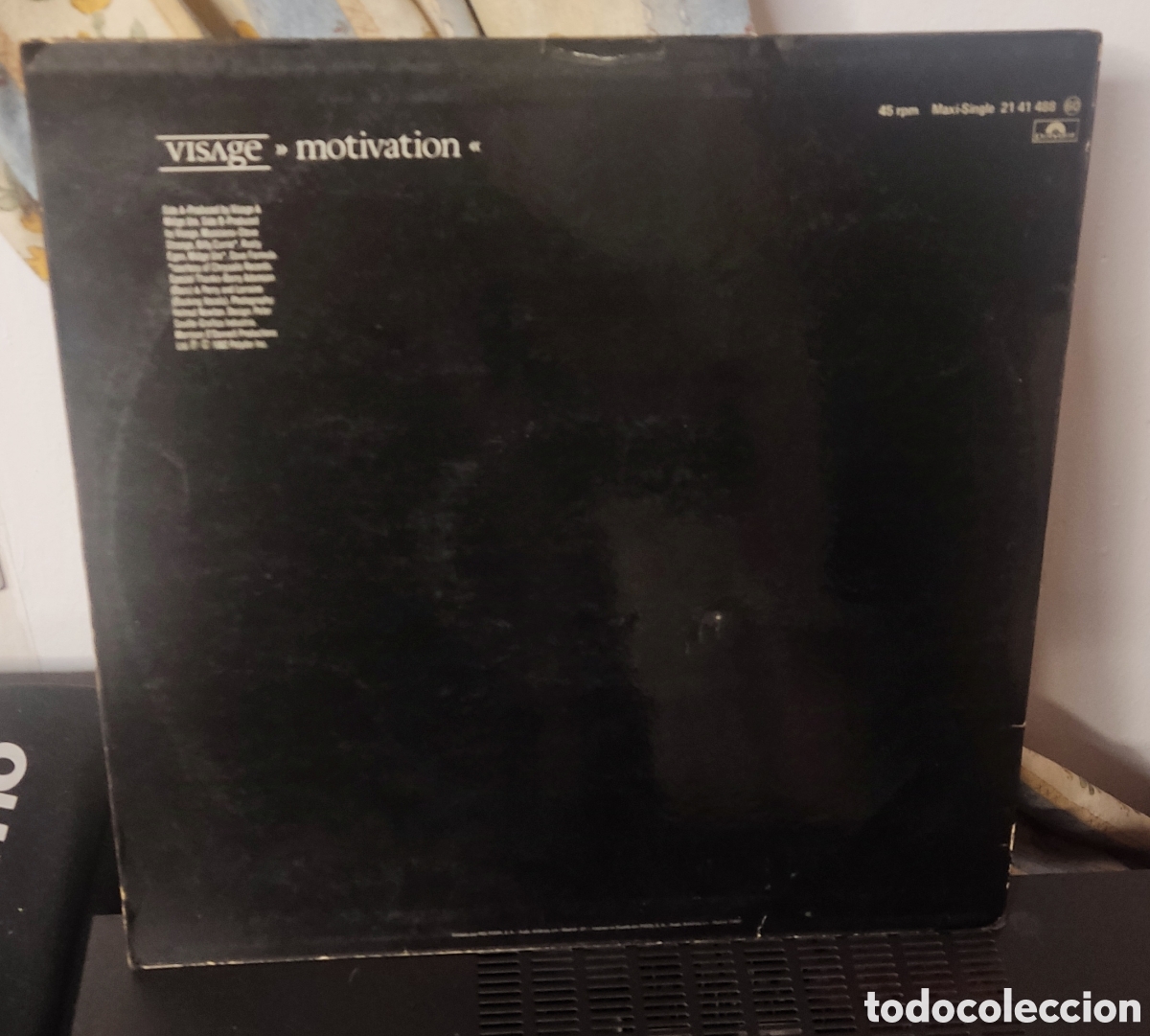 Discos de vinilo: VISAGE - THE DAMNED DON,T CRY MAXISINGLE - Foto 2