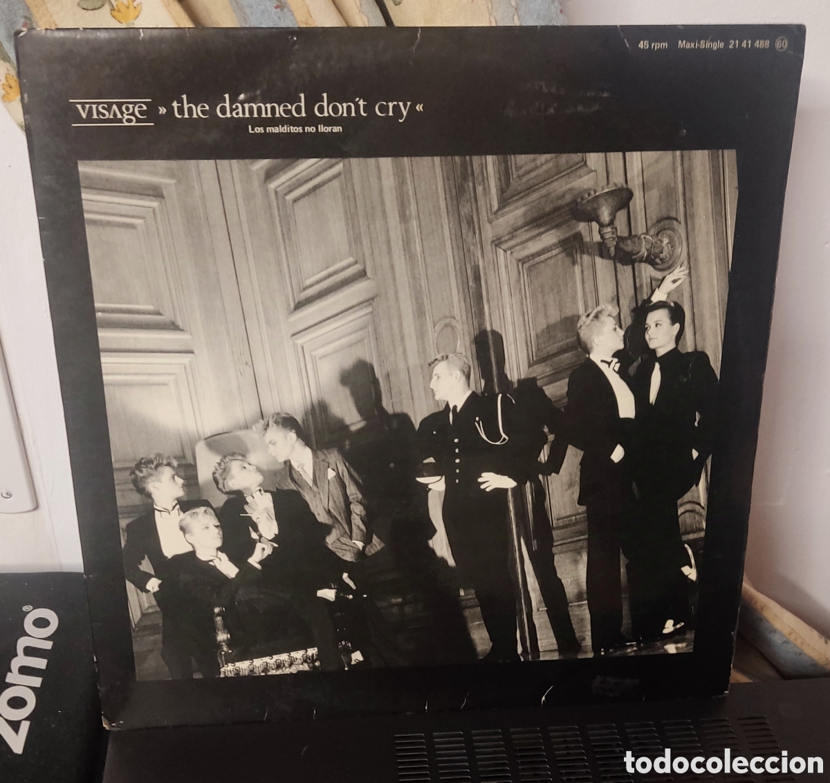 Discos de vinilo: VISAGE - THE DAMNED DON,T CRY MAXISINGLE - Foto 1