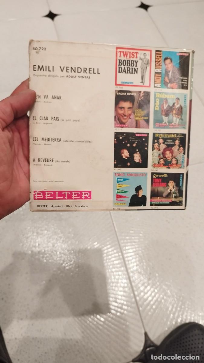 Discos de vinilo: Emili Vendrell &ndash; Sen Va Anar. Single 7&rdquo; - Foto 2