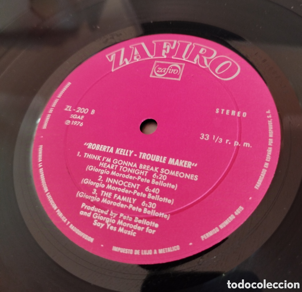 Discos de vinilo: Roberta Kelly &ndash; Trouble Maker - Foto 3
