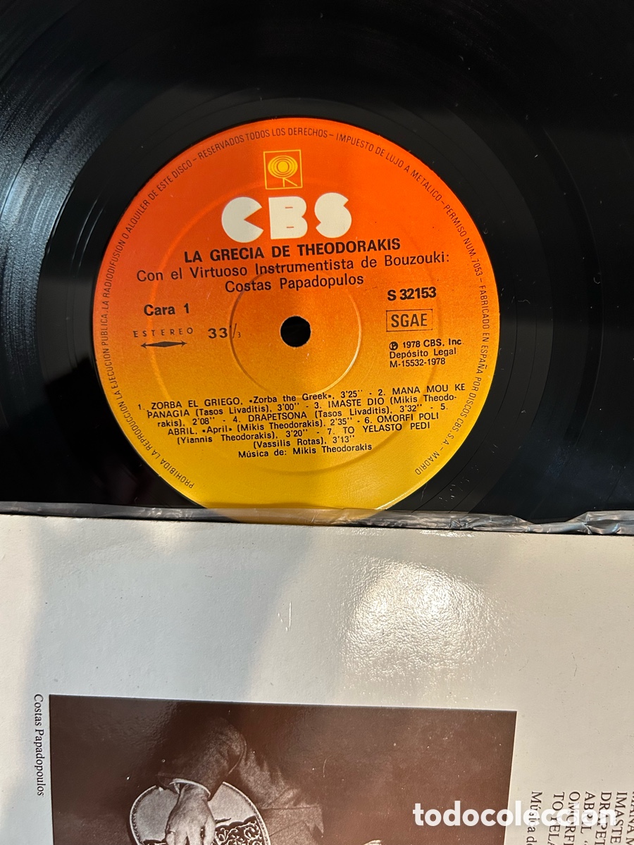 Discos de vinilo: La Grecia de Theodorakis - Foto 3