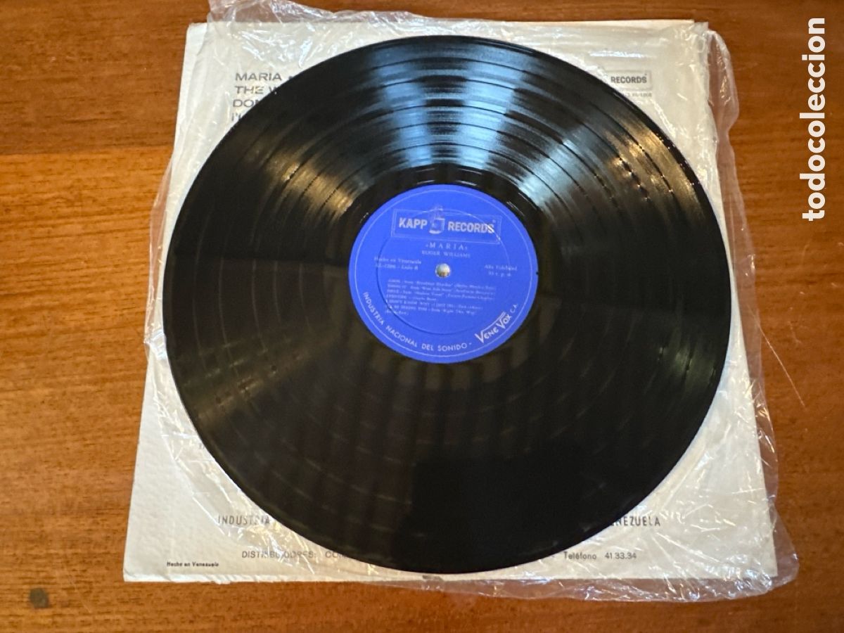 Discos de vinilo: ROGER WILLIAMS - MARIA &hellip; ORCHESTRA DIRECTED BY RALPH CARMICHAEL & FRANK HUNTER - Foto 6