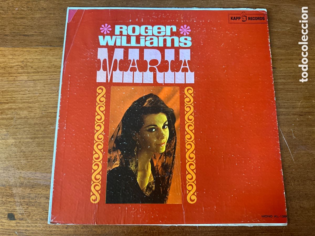 Discos de vinilo: ROGER WILLIAMS - MARIA &hellip; ORCHESTRA DIRECTED BY RALPH CARMICHAEL & FRANK HUNTER - Foto 1