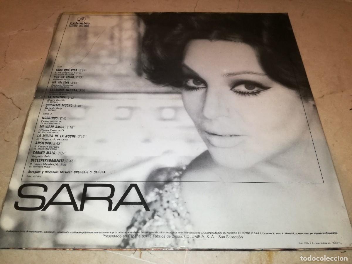 Discos de vinilo: SARA MONTIEL-SARA-ORIGINAL 1970 - Foto 2