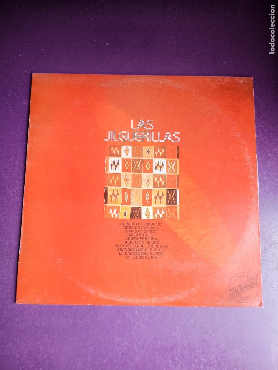Disques de vinyle: Las Jilguerillas - LP CBS EMBASSY 1975 - MEXICO FOLK, RANCHERAS MICHOACAN - SIN USO