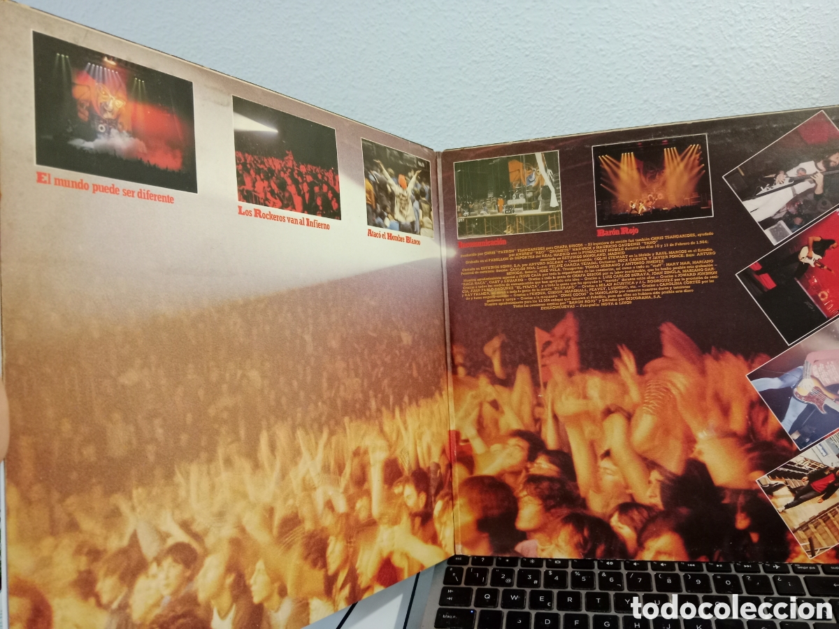 Discos de vinilo: Bar&oacute;n Rojo - Al rojo vivo (Doble LP) - Foto 2